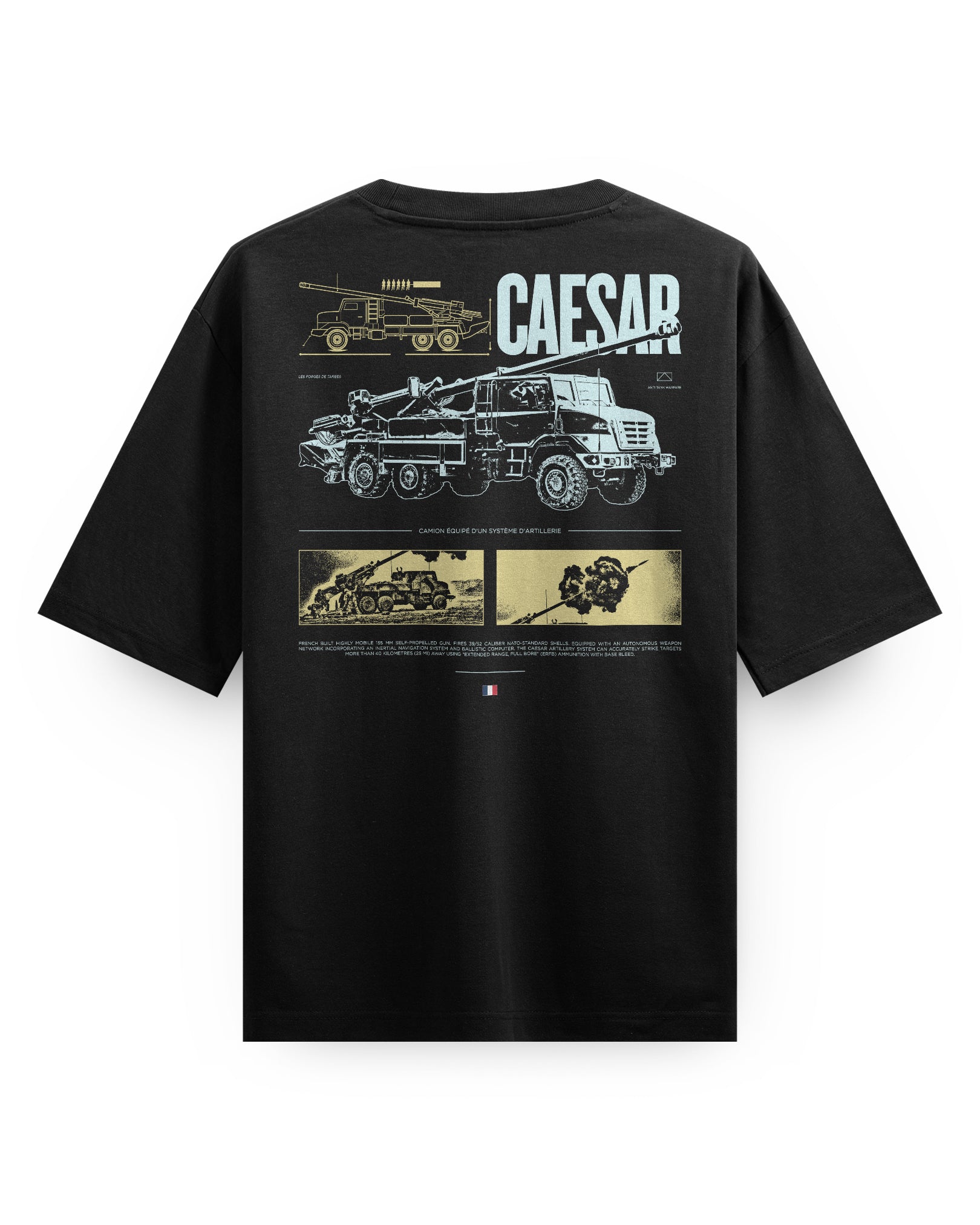 CAESAR - Oversized Heavy Tee – ANTI TANK WARFARE