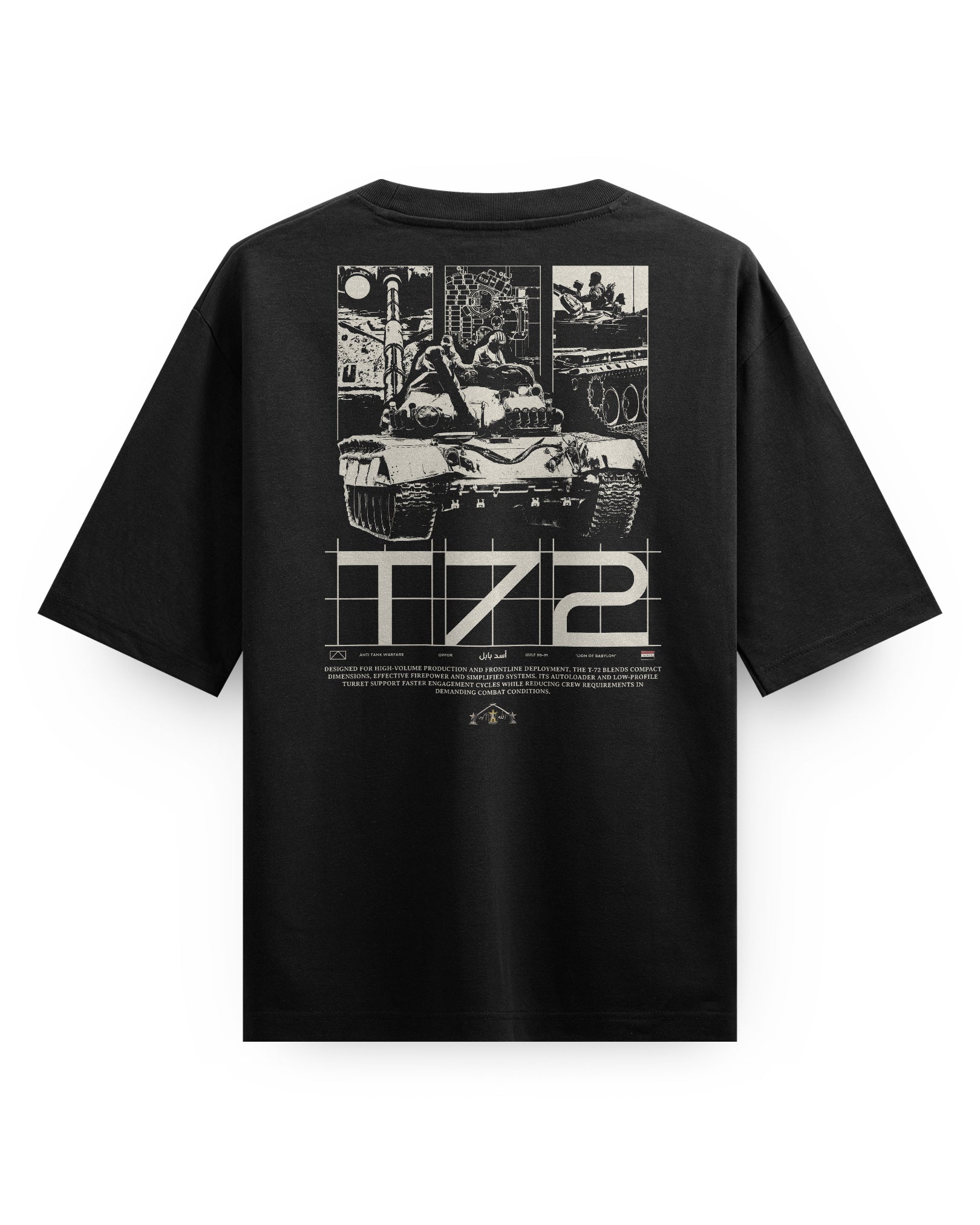 T-72 BABYLON - Oversized Heavy Tee – ANTI TANK WARFARE