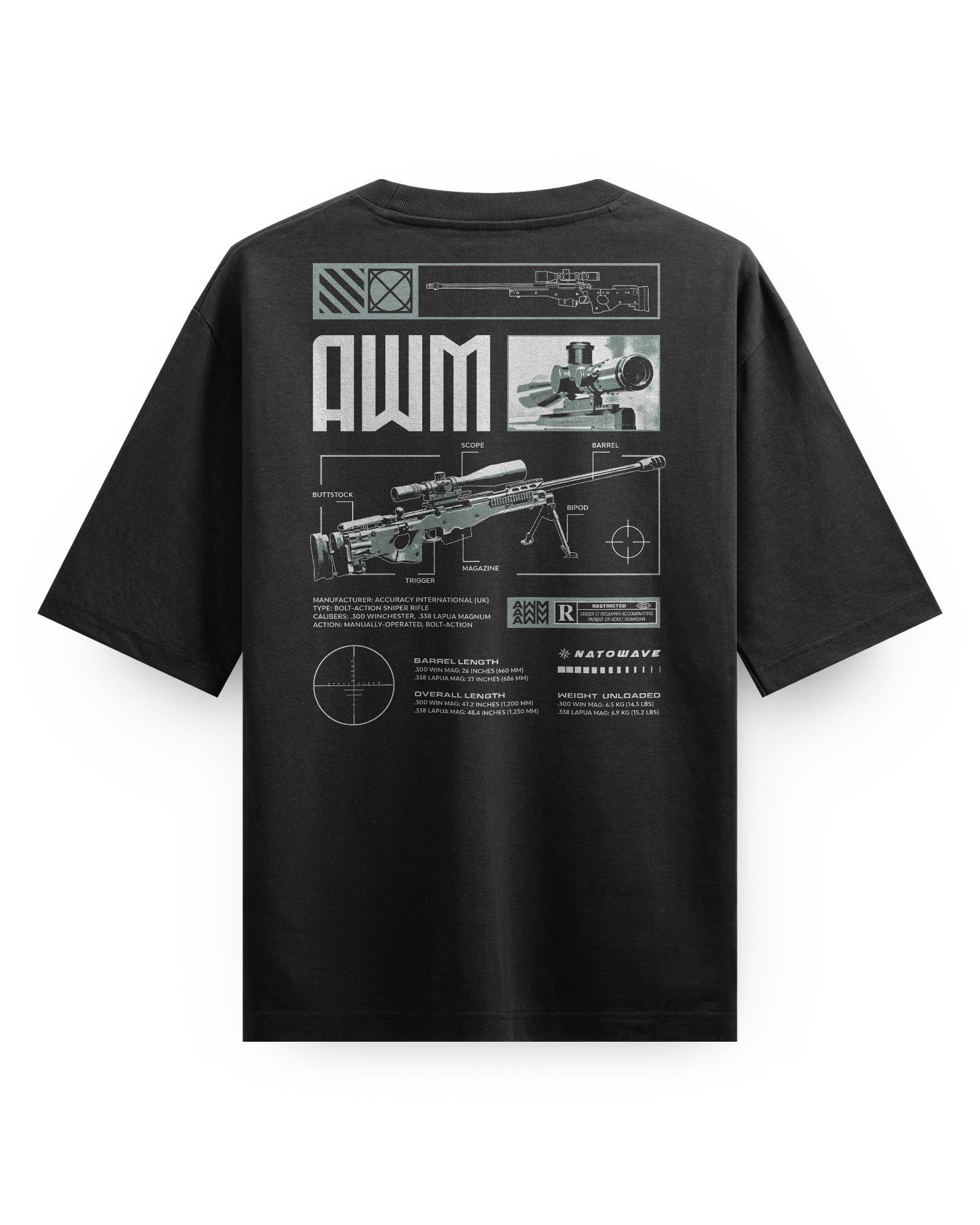 AWM - Oversized heavyweight Tee