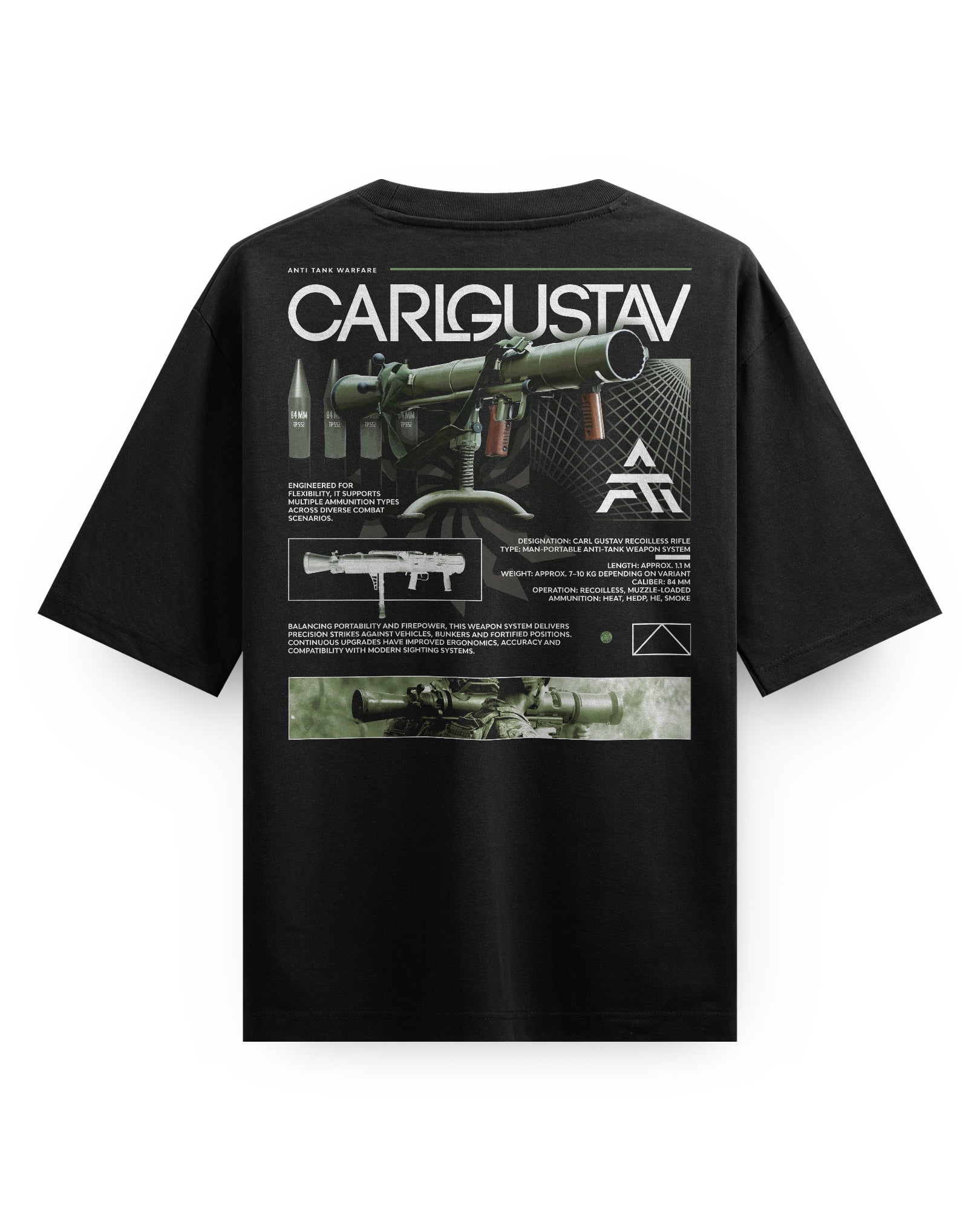 Carl Gustav - Oversized Heavy Tee