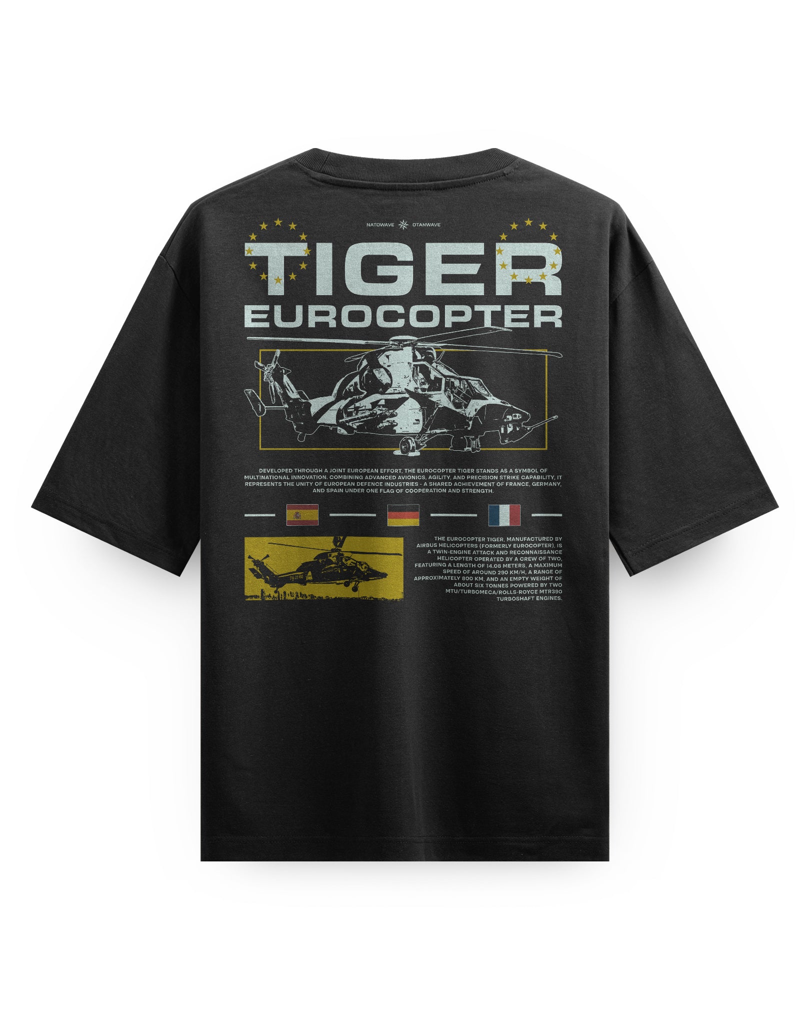 Eurocopter TIGER - Oversized heavyweight Tee