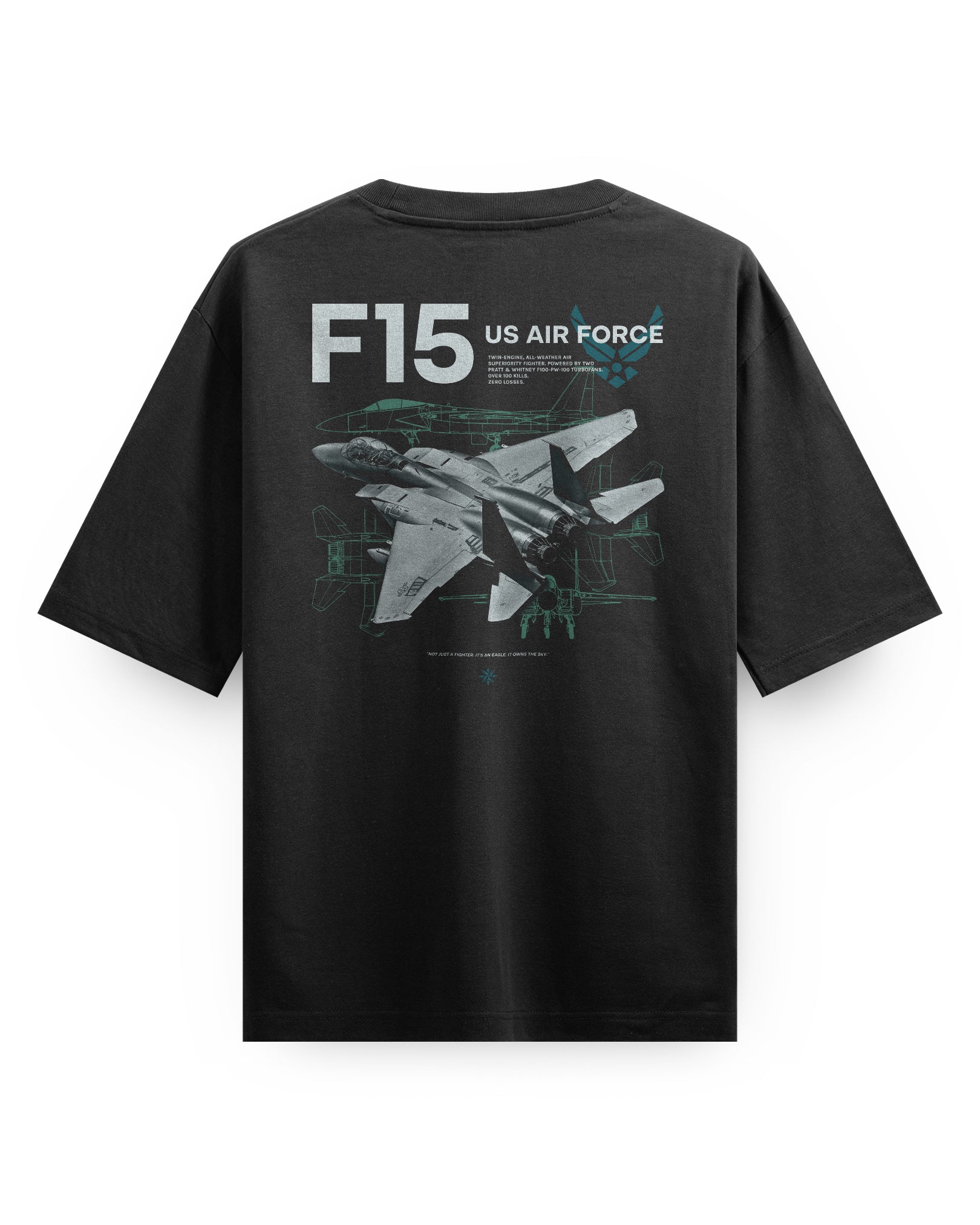 F-15 - Oversized heavyweight Tee
