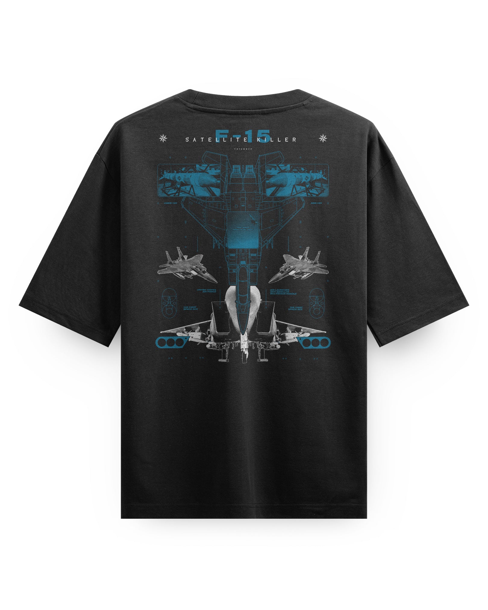 F-15 (SATELLITE KILLER) - Oversized heavyweight Tee