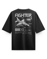 F2 FIGHTER - Oversized heavyweight Tee