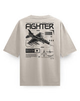 F2 FIGHTER - Oversized heavyweight Tee