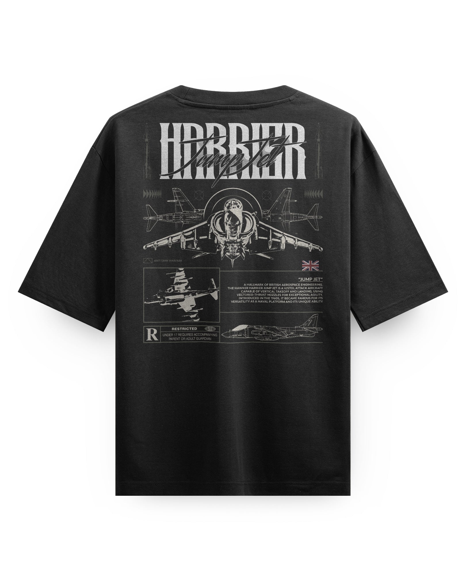 Harrier 'Jump Jet' - Oversized Heavy Tee