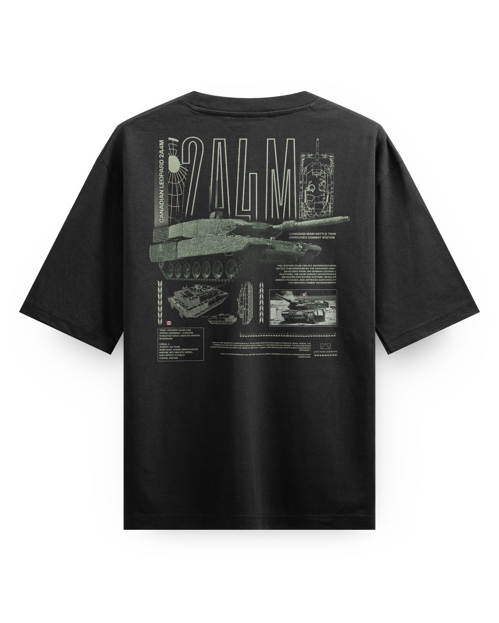 Leopard 2A4M CAN - Oversized Heavy Tee