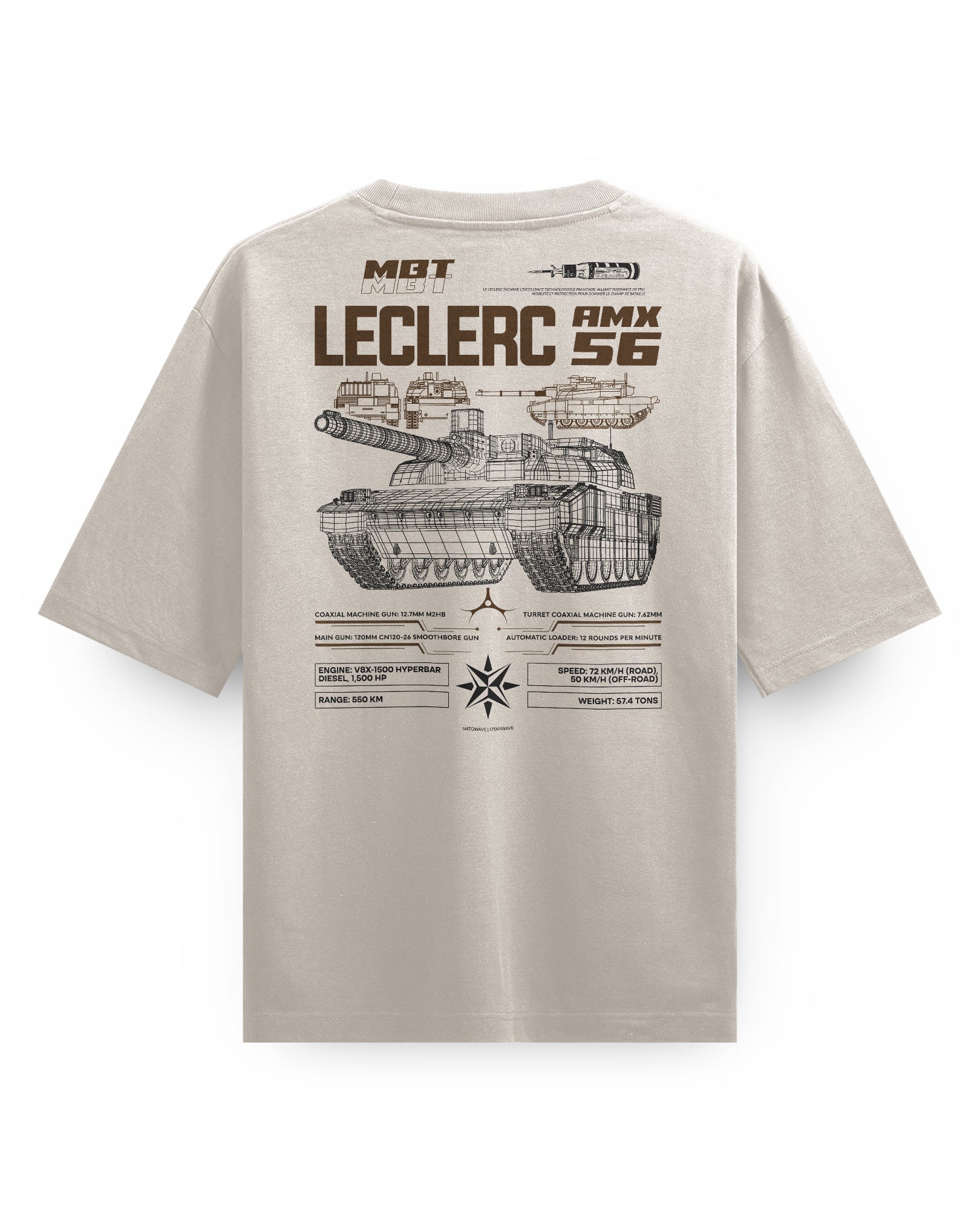 LECLERC - Oversized heavyweight Tee