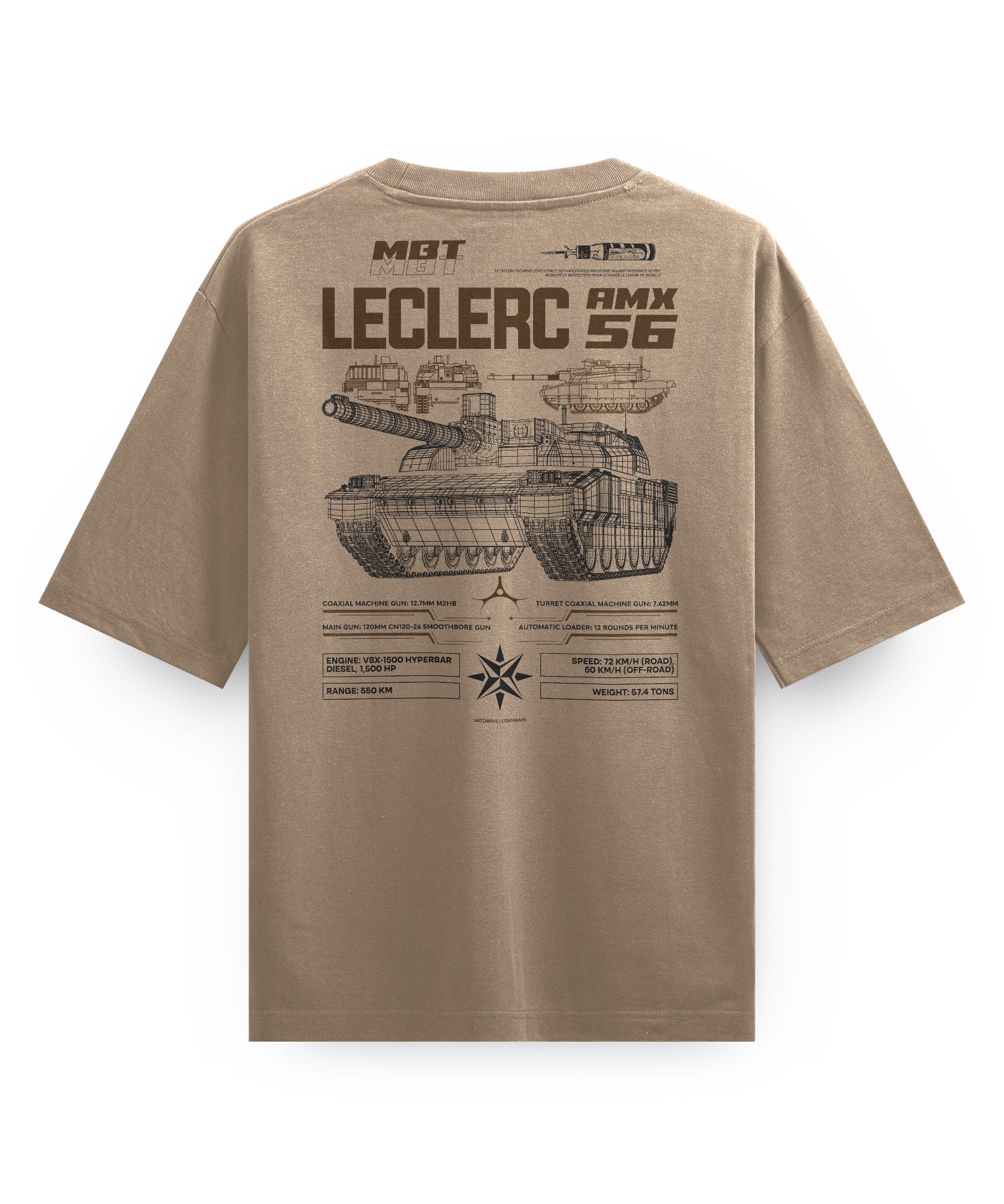 LECLERC - Oversized heavyweight Tee