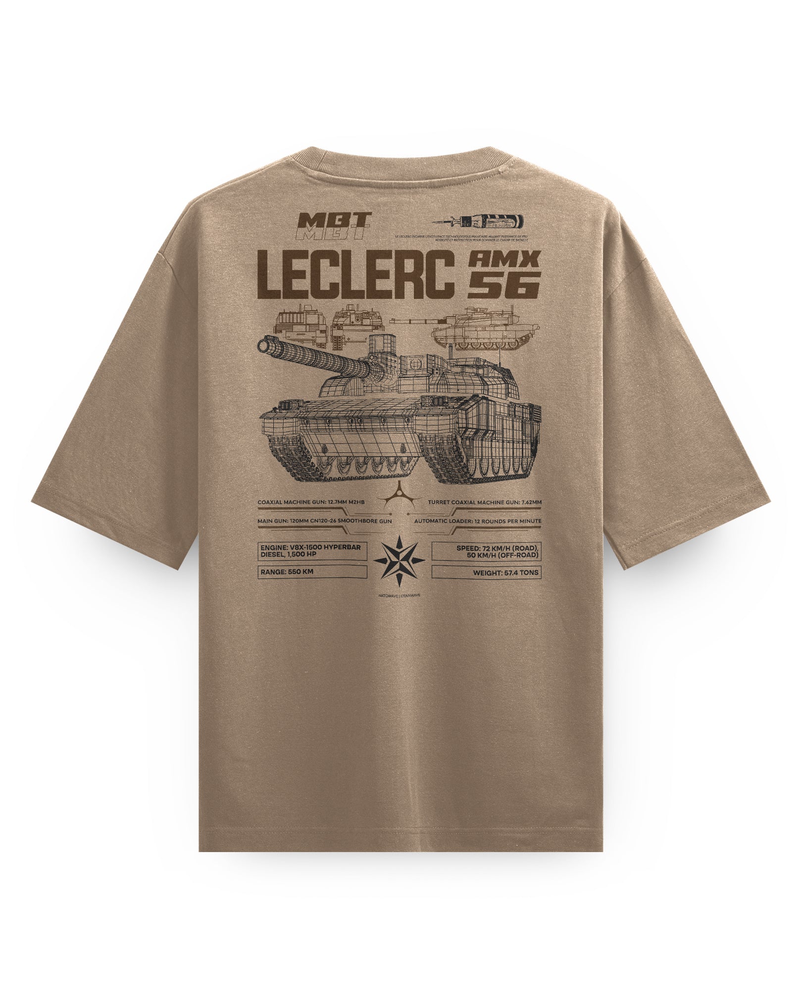 LECLERC - Oversized heavyweight Tee