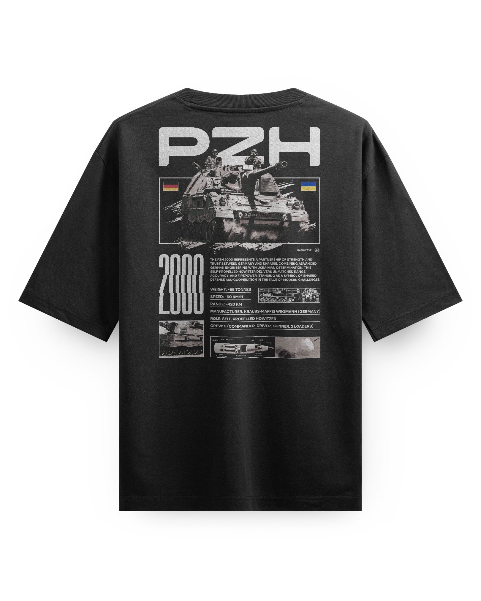 PZH2000 - Oversized heavyweight Tee