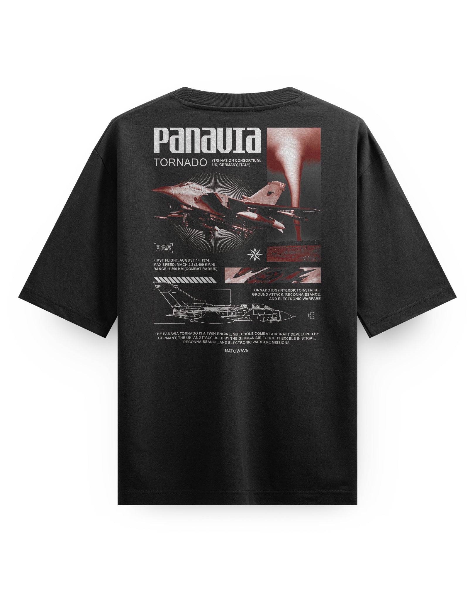 Panavia Tornado - Oversized heavyweight Tee