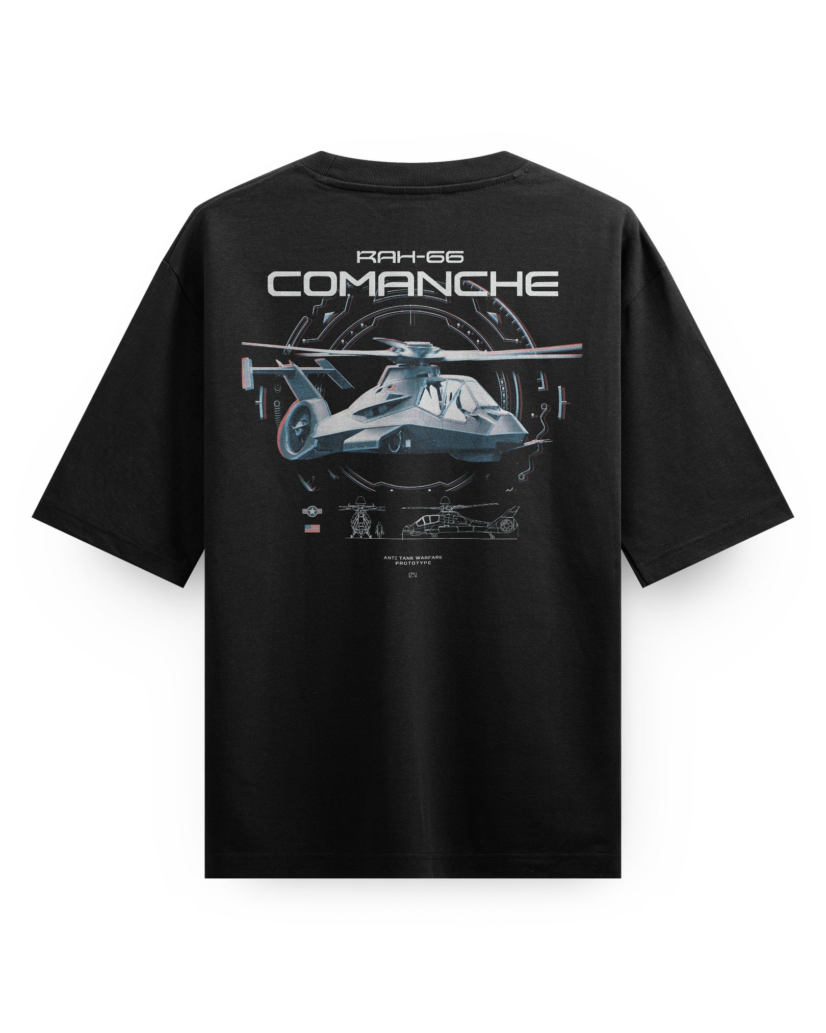 RAH-66 COMANCHE  - Oversized Heavy Tee