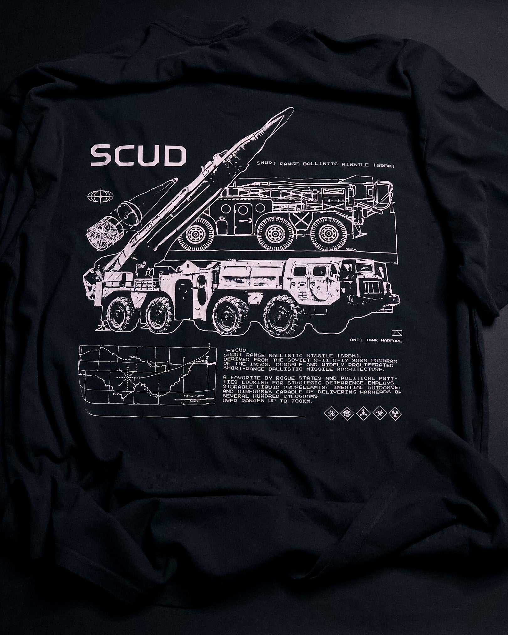 SCUD MISSILE - Oversized Heavy Tee