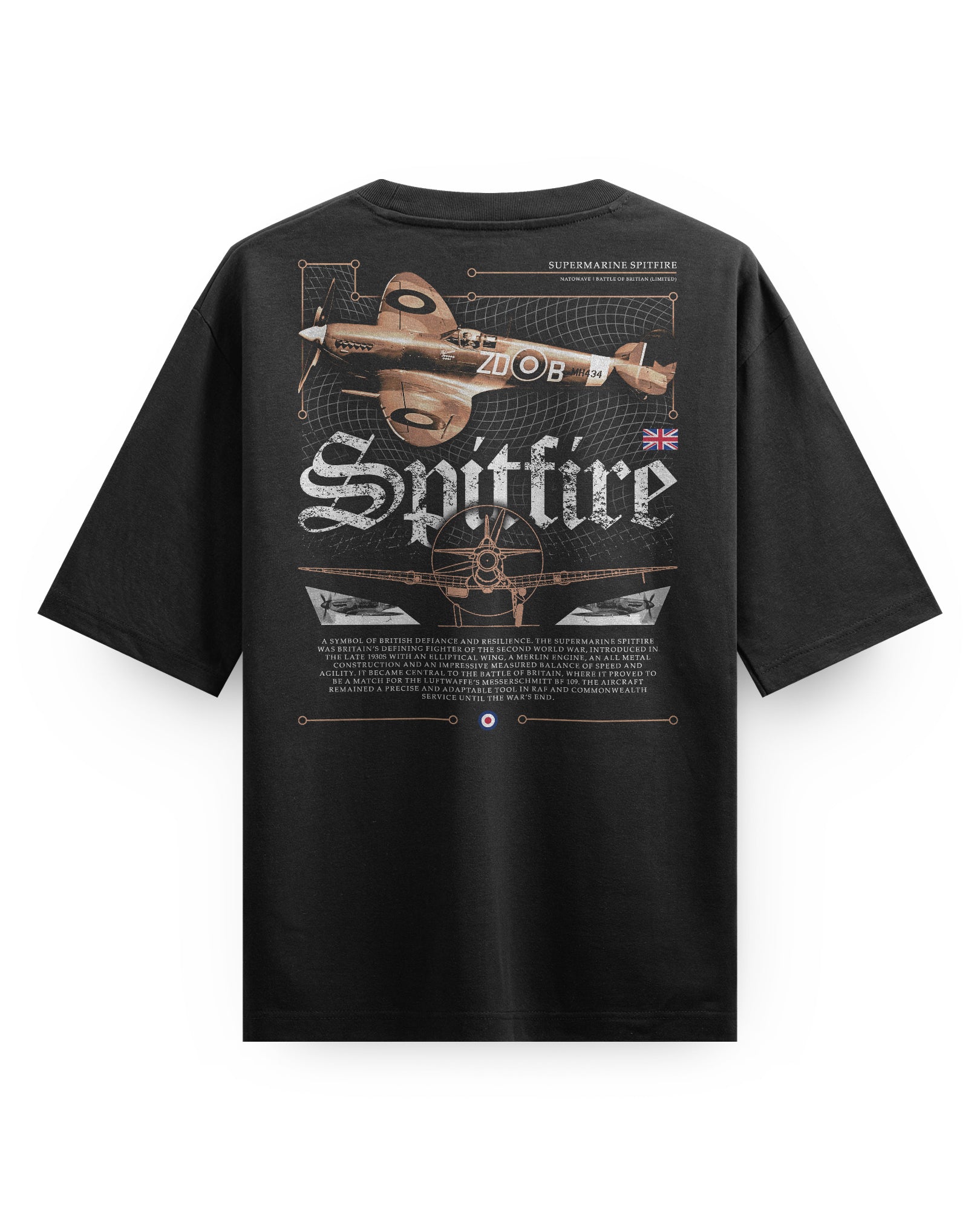 SPITFIRE - Oversized heavyweight Tee