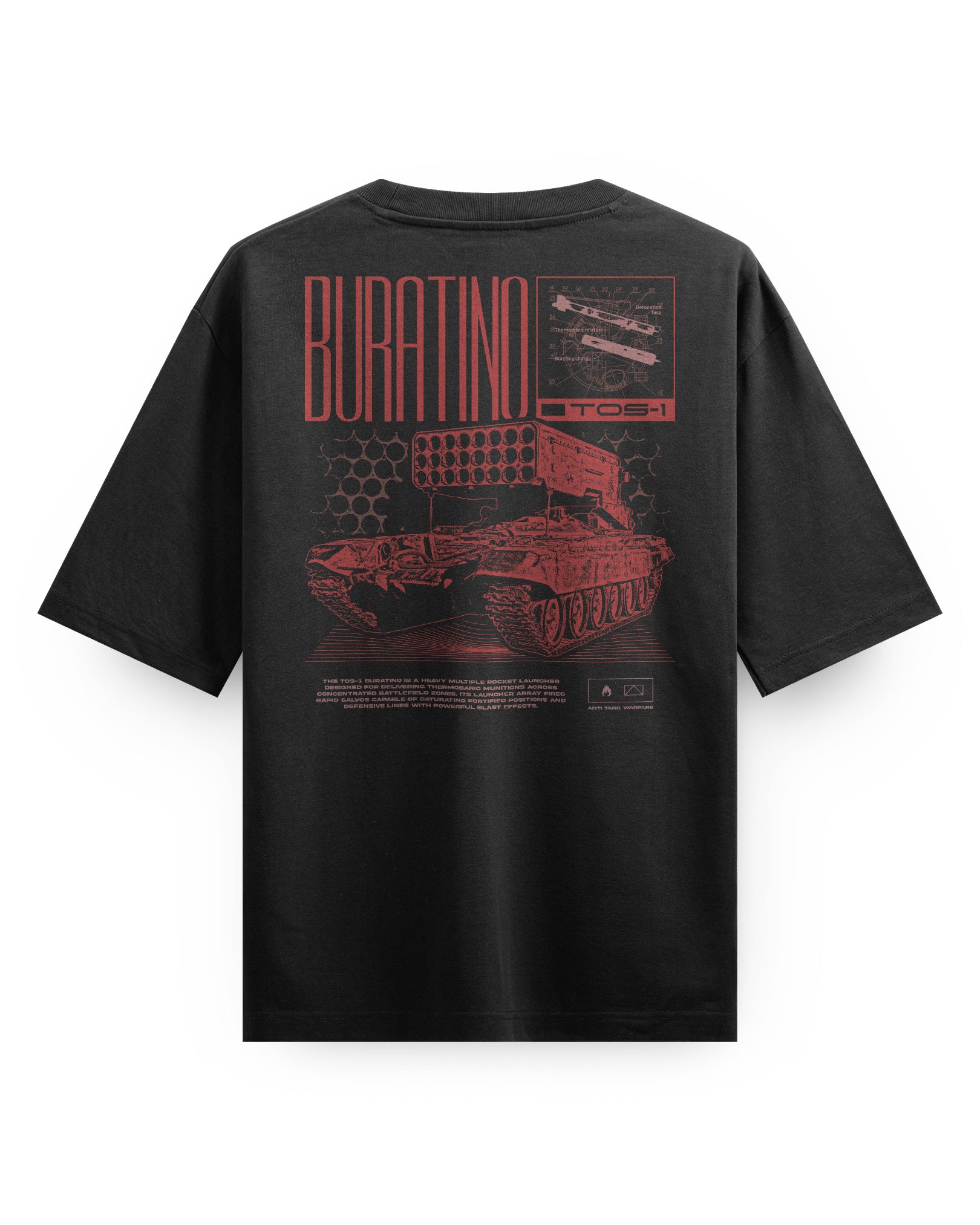 TOS-1 BURATINO - Oversized Heavy Tee