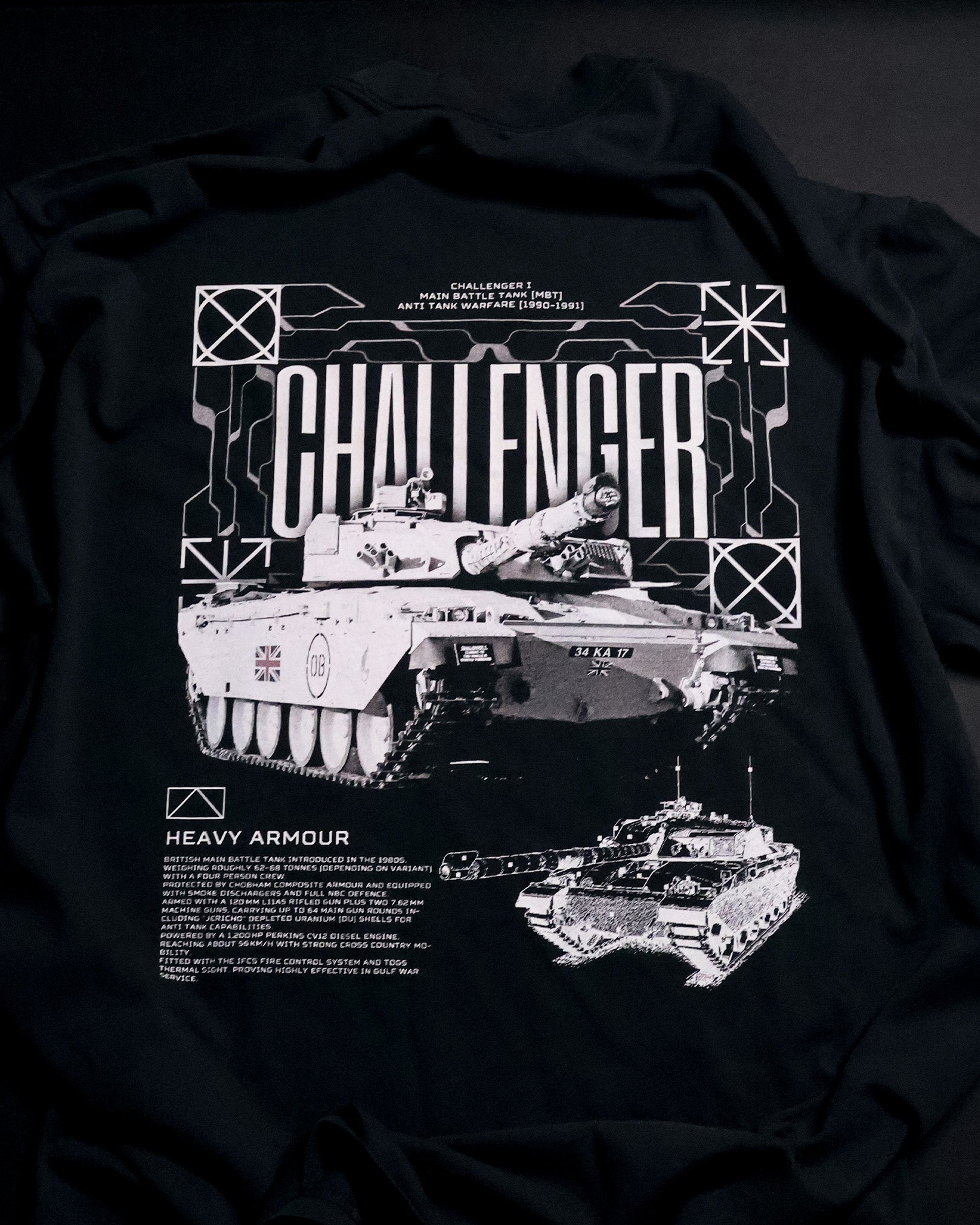 CHALLENGER 1 (1991) - Oversized Heavy Tee