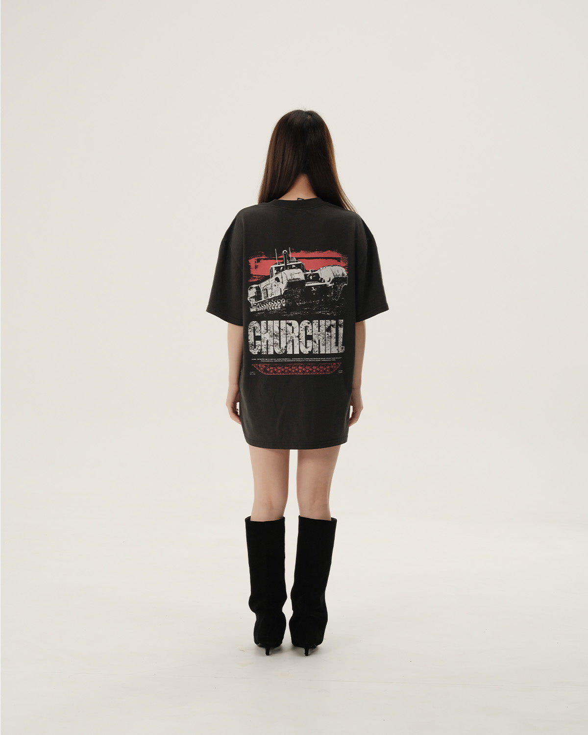 CHURCHILL - Oversized Heavy Tee