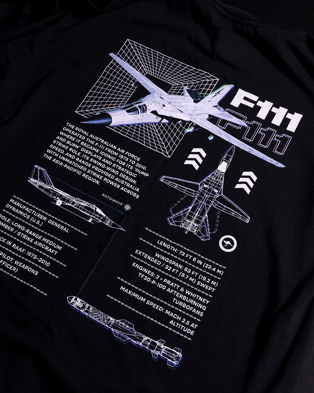 F-111 (RAAF) - Oversized heavyweight Tee