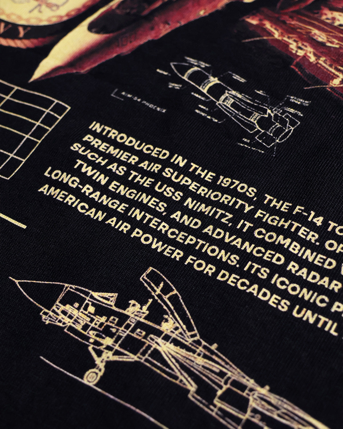 F14 (Nimitz) - Oversized heavyweight Tee