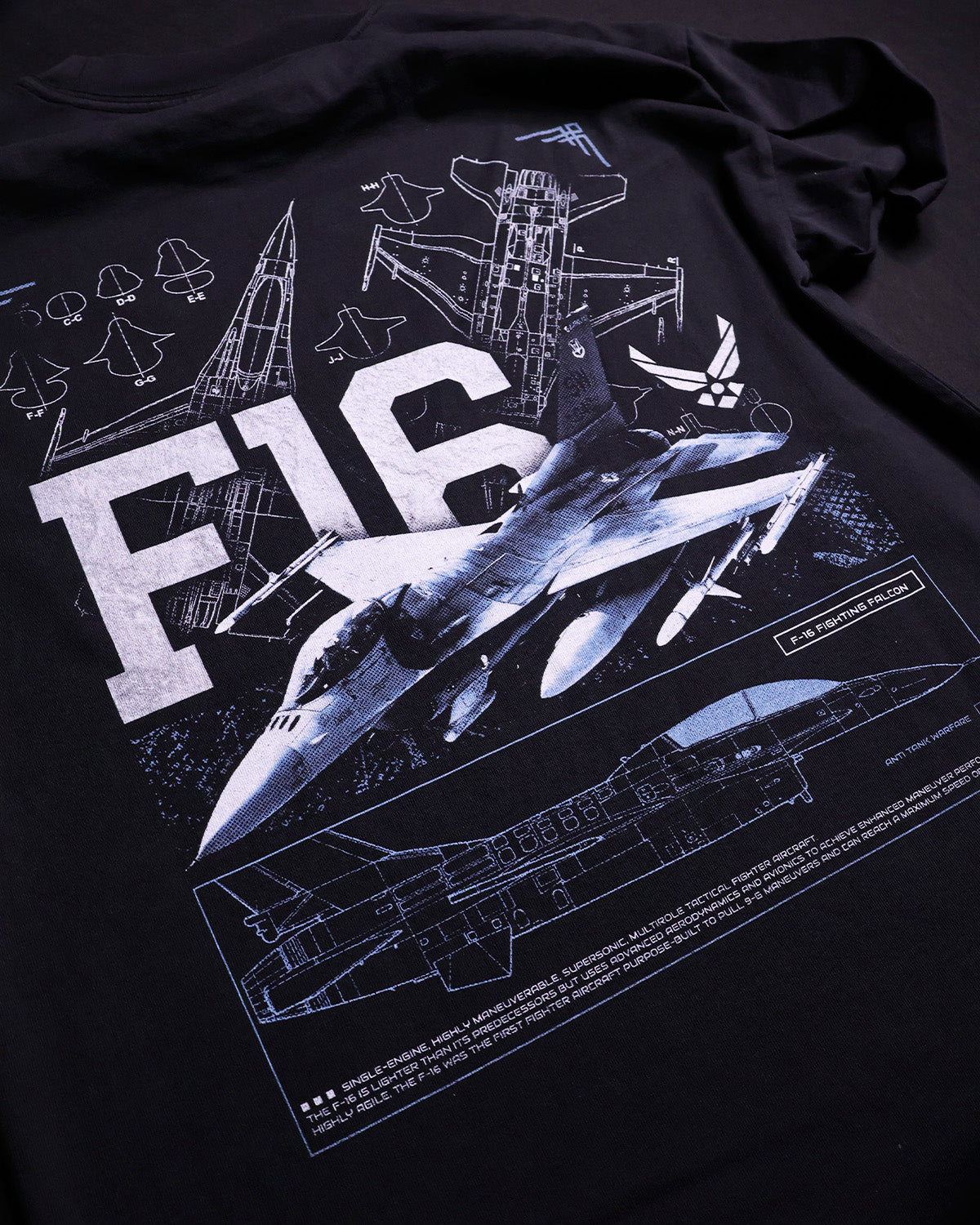 F-16 - Oversized Heavy Tee