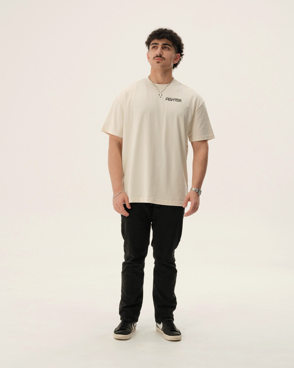 F2 FIGHTER - Oversized heavyweight Tee