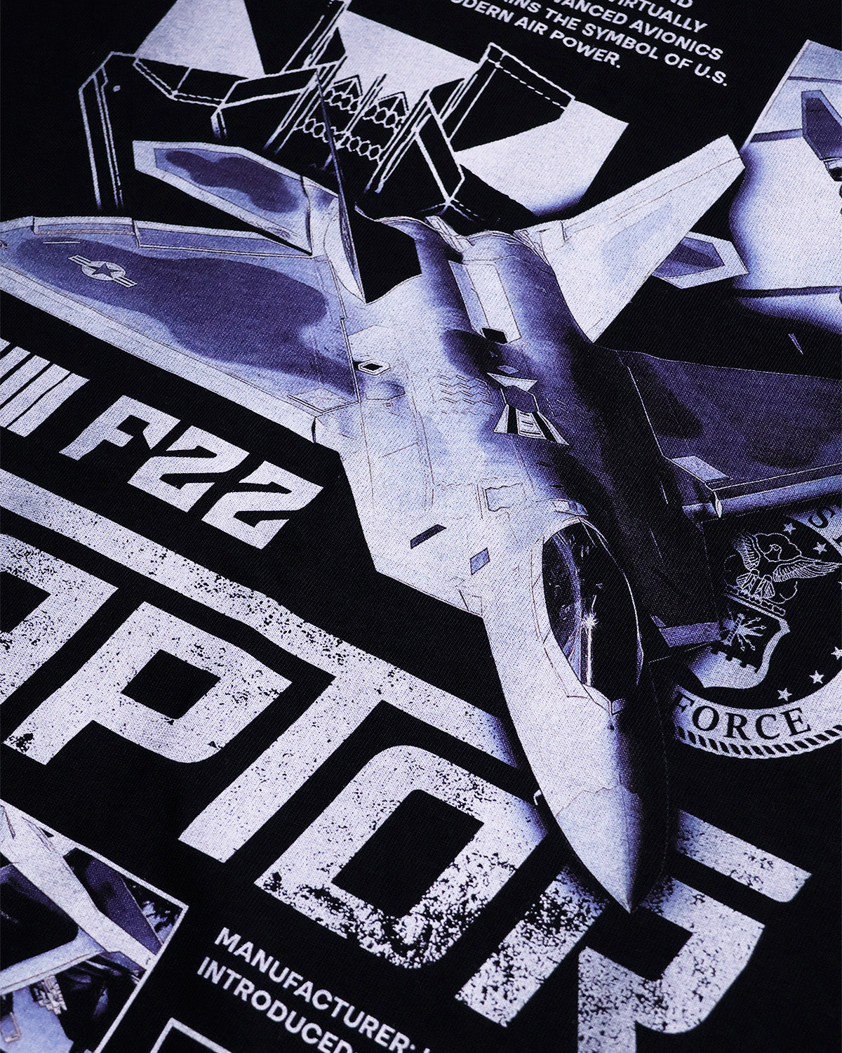 F-22 - Oversized heavyweight Tee