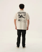 F2 FIGHTER - Oversized heavyweight Tee