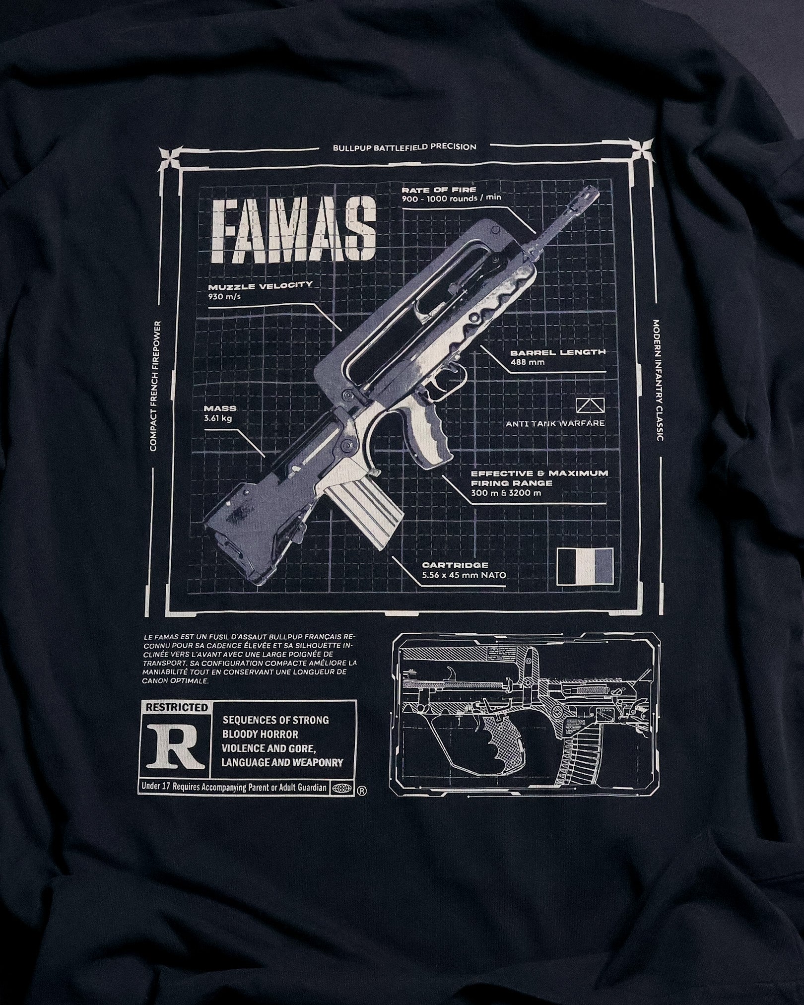 FAMAS - Oversized Heavy Tee