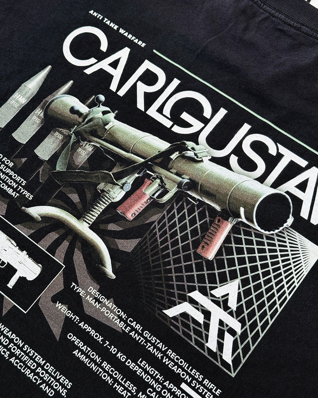 Carl Gustav - Oversized Heavy Tee