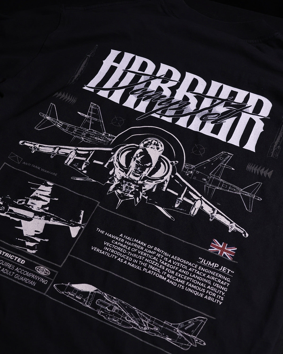 Harrier 'Jump Jet' - Oversized Heavy Tee