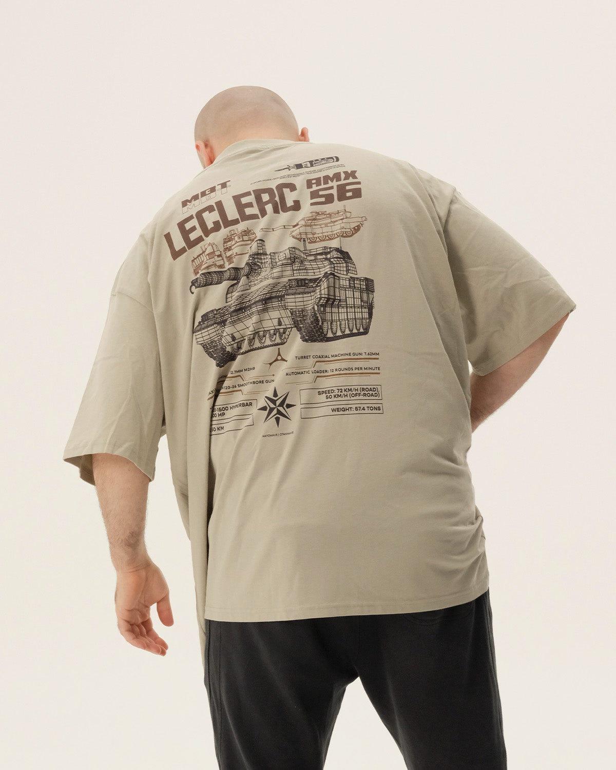 LECLERC - Oversized heavyweight Tee