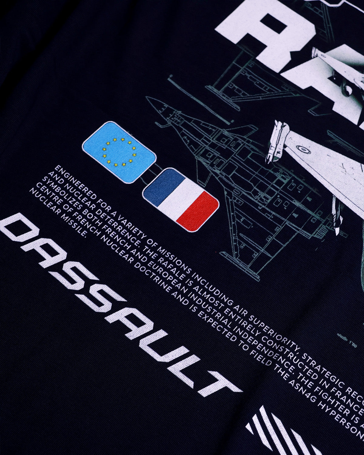 Rafale (Nuclear Doctrine) - Oversized heavyweight Tee