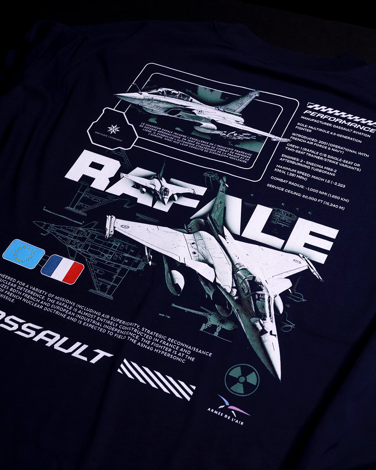 Rafale (Nuclear Doctrine) - Oversized heavyweight Tee