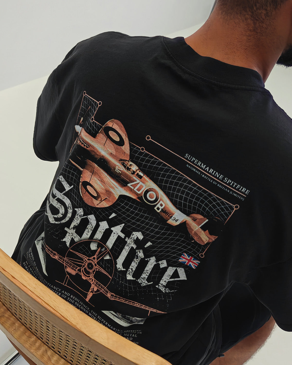 SPITFIRE - Oversized heavyweight Tee