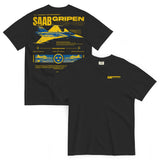 JAS-39 Gripen - T-Shirt (Back)