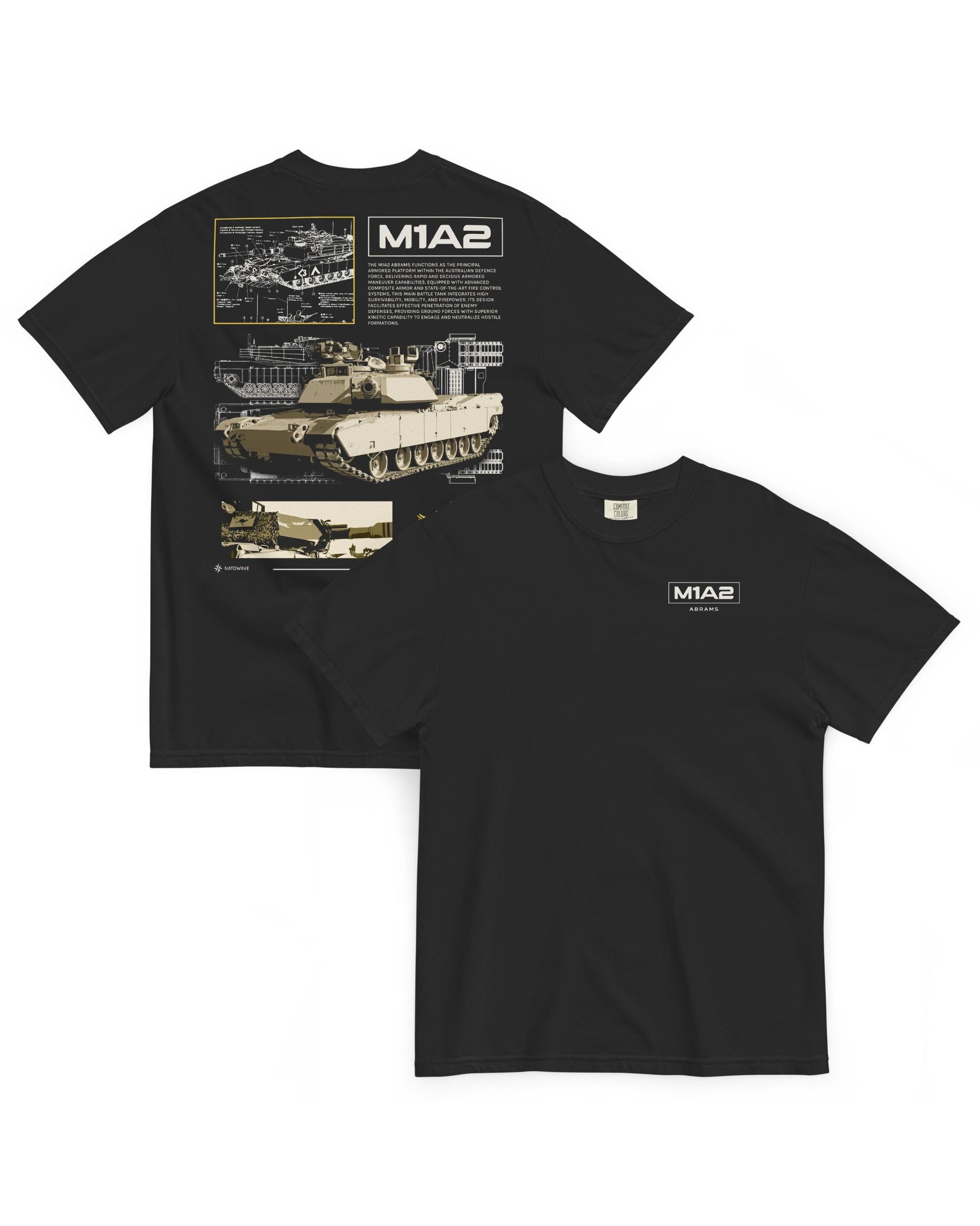 M1A2 Abrams (ADF) - T-Shirt (Back) – ANTI TANK WARFARE